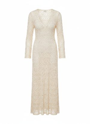 long crochet dress