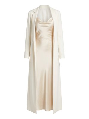 satin midi dress