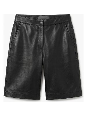 leather shorts