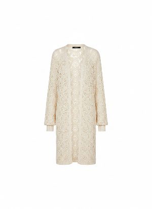 Pointelle knit cardigan