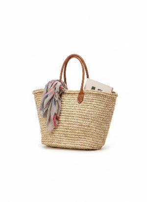 straw tote bag