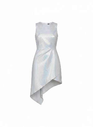 asymmetrical mini dress