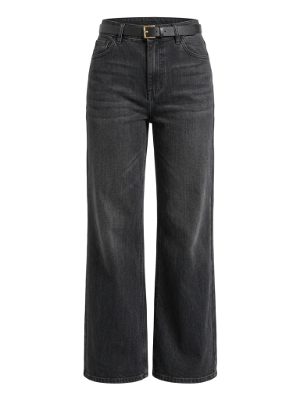 pantalón vaquero ancho oscuro · gris oscuro