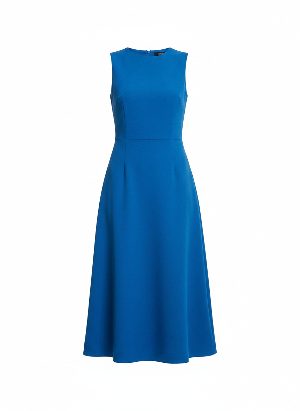 vestido midi sin mangas