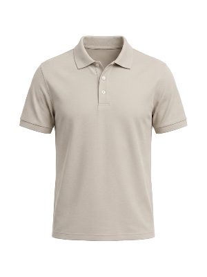 polo de manga corta · gris claro