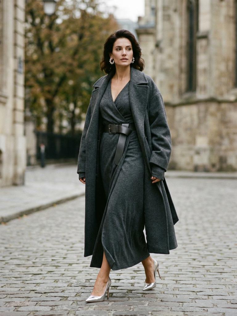 Monokrom grå kontorstil med stil