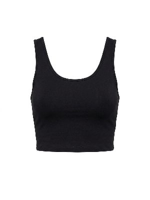 black crop top
