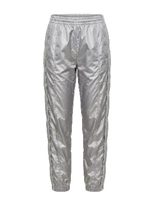 silver track pants