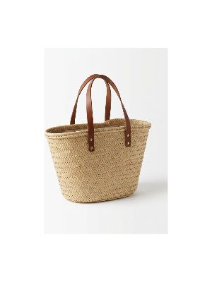 bolso de mimbre · marrón