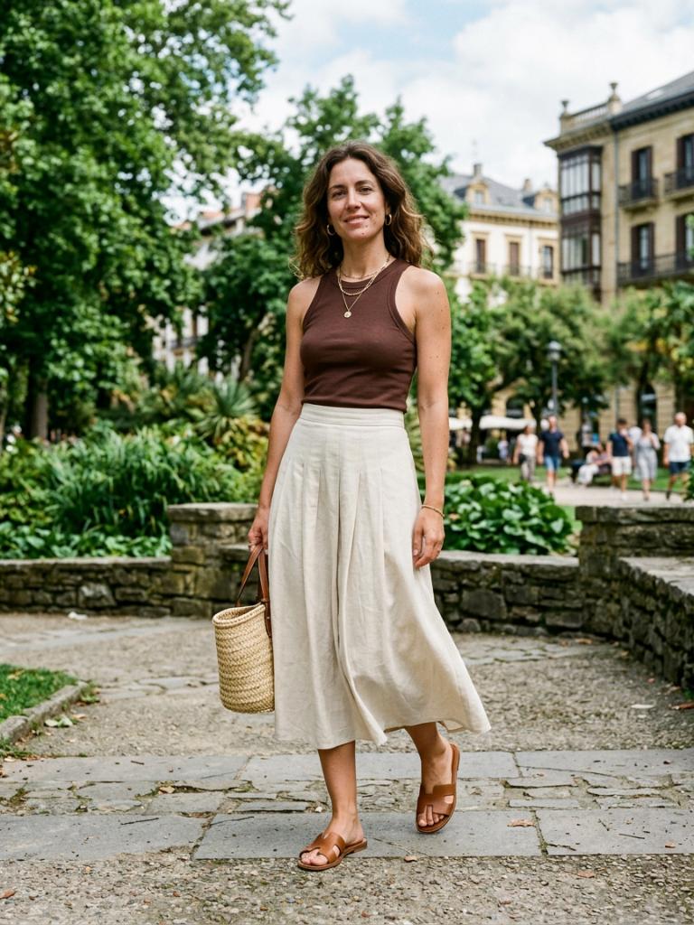 Mediterraner Sommerstil: Leinen richtig kombinieren