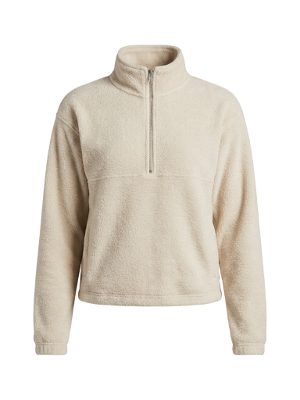 half-zip fleece pullover
