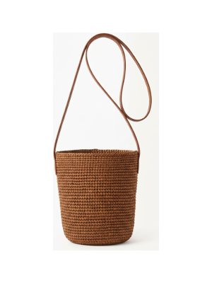 wicker bucket bag