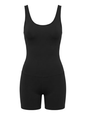 mono corto deportivo negro