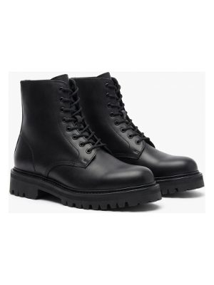 black chunky sole shoes