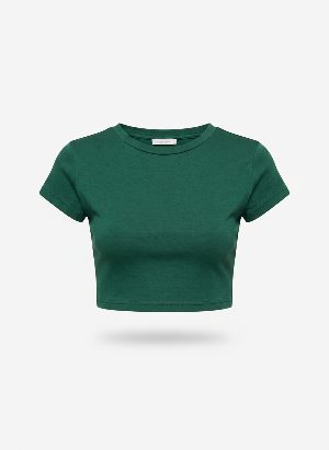 top corto verde