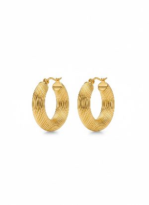 large hoop earrings