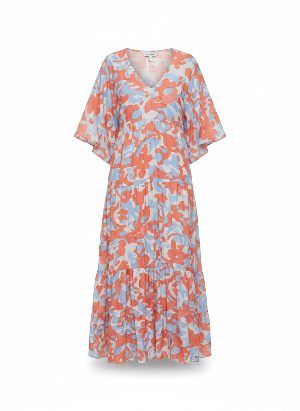 printed maxi dress