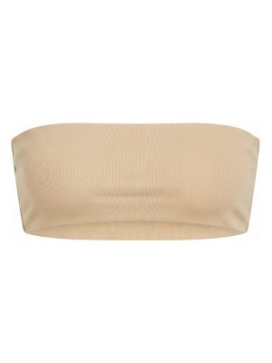 sujetador bandeau · beige
