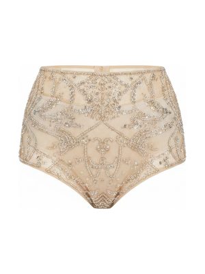 bragas de talle alto · beige