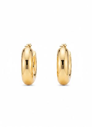 chunky hoop earrings