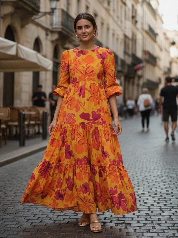 Vestido Maxi Floral: La Alegría de la Primavera Verano