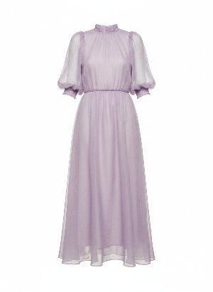 long organza dress