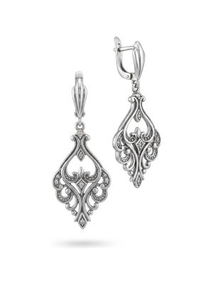 pendientes colgantes · plateado