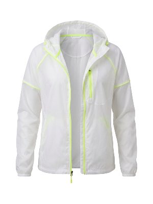 chaqueta cortavientos · blanco