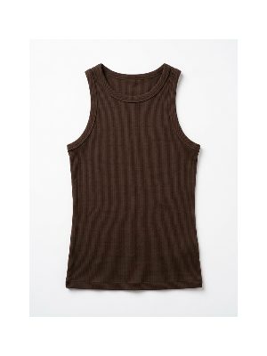 camiseta de tirantes · marrón