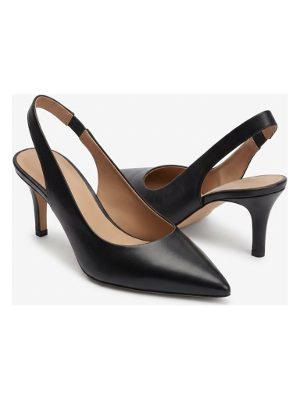 zapatos de tacón destalonados