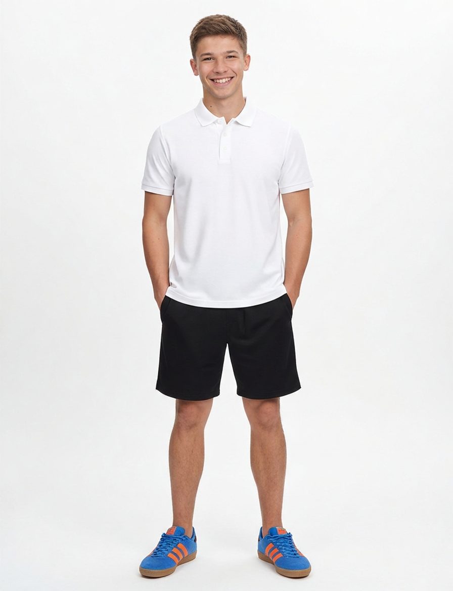 El joven viste un conjunto informal y cómodo, ideal para el día a día. · Outfit de Nicolas López Roman