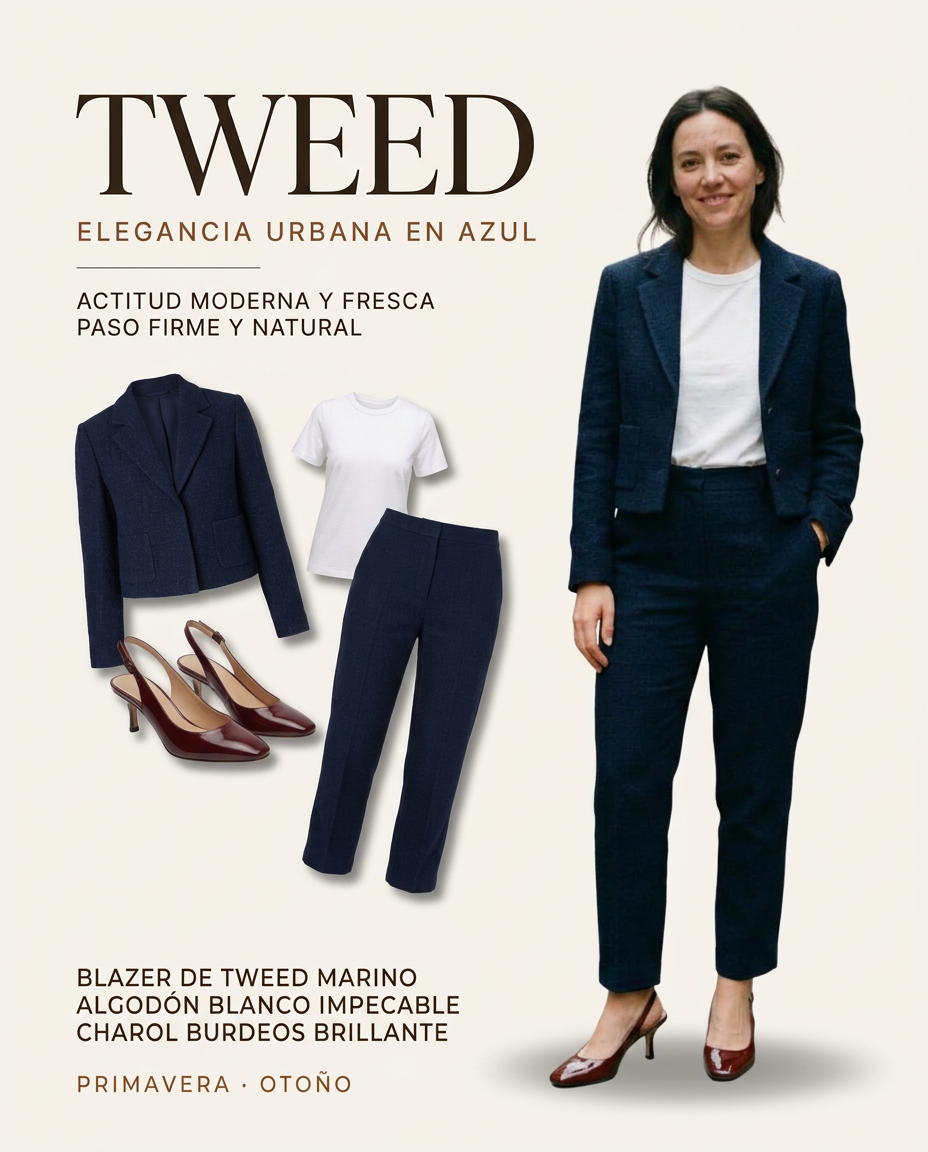 Tailleur blu navy per le tue giornate in ufficio mezza stagione